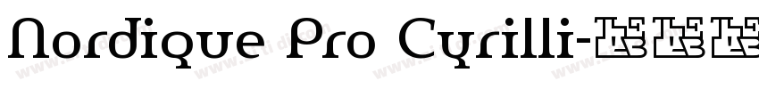 Nordique Pro Cyrilli字体转换
